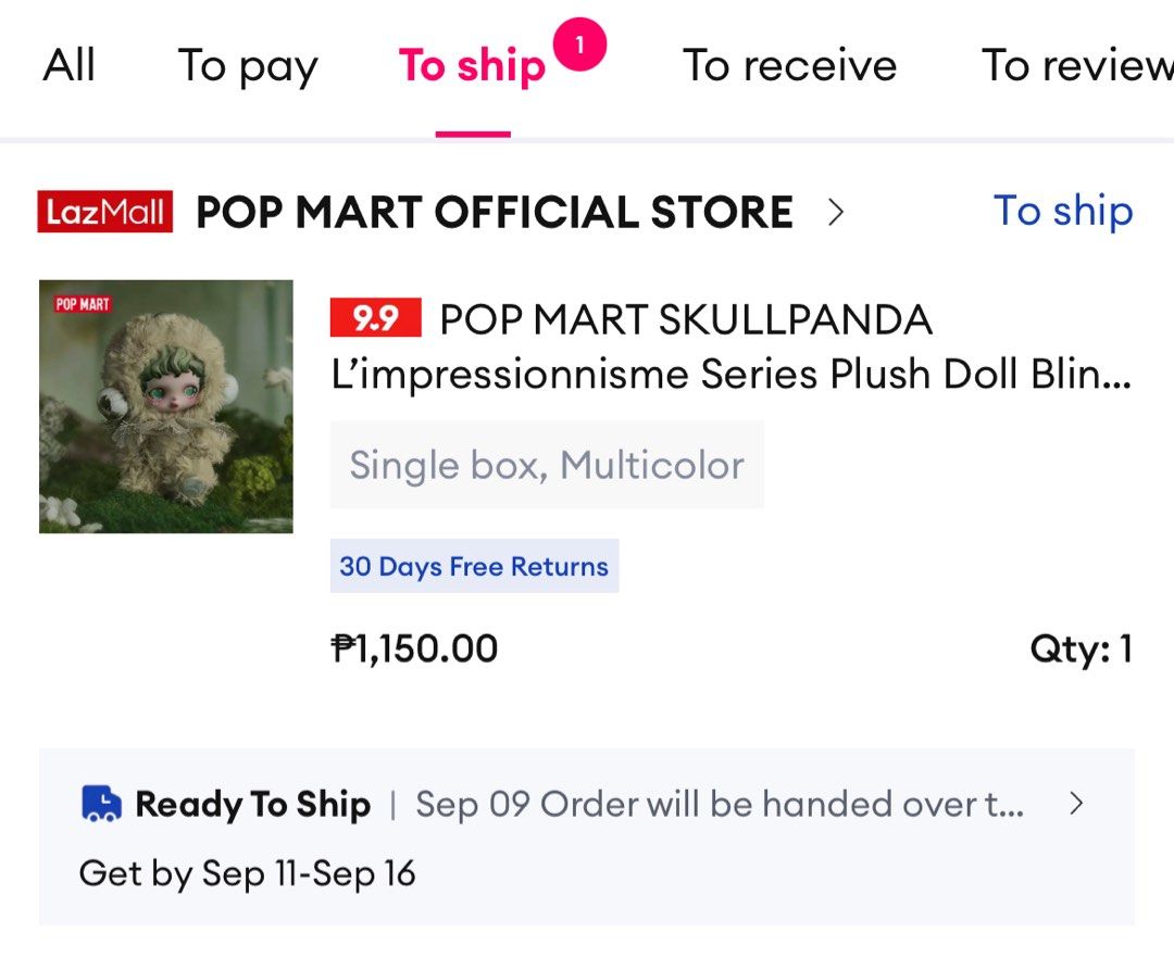 Newly pulled Skullpanda (Category: Designer & Blind Box Toys) located in Paranaque City. Submitted by thatthatme (Listing ID 1461391153, Image 2). Description: Newly pulled!! And sealed again.