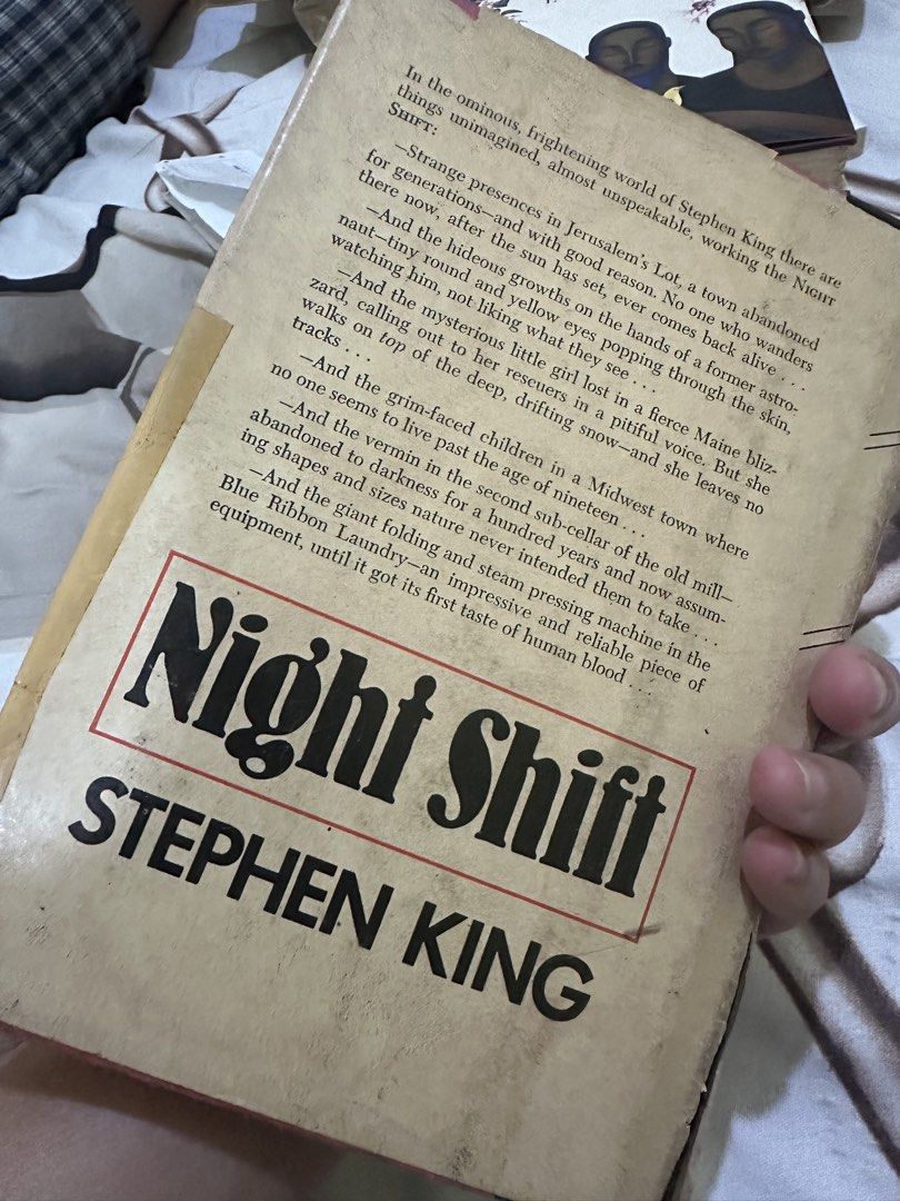 Night Shift - Stephen King [1st edition] (Category: Storybooks) located in General Tinio. Submitted by tindangaklat (Listing ID 1461476967, Image 3). Description: .