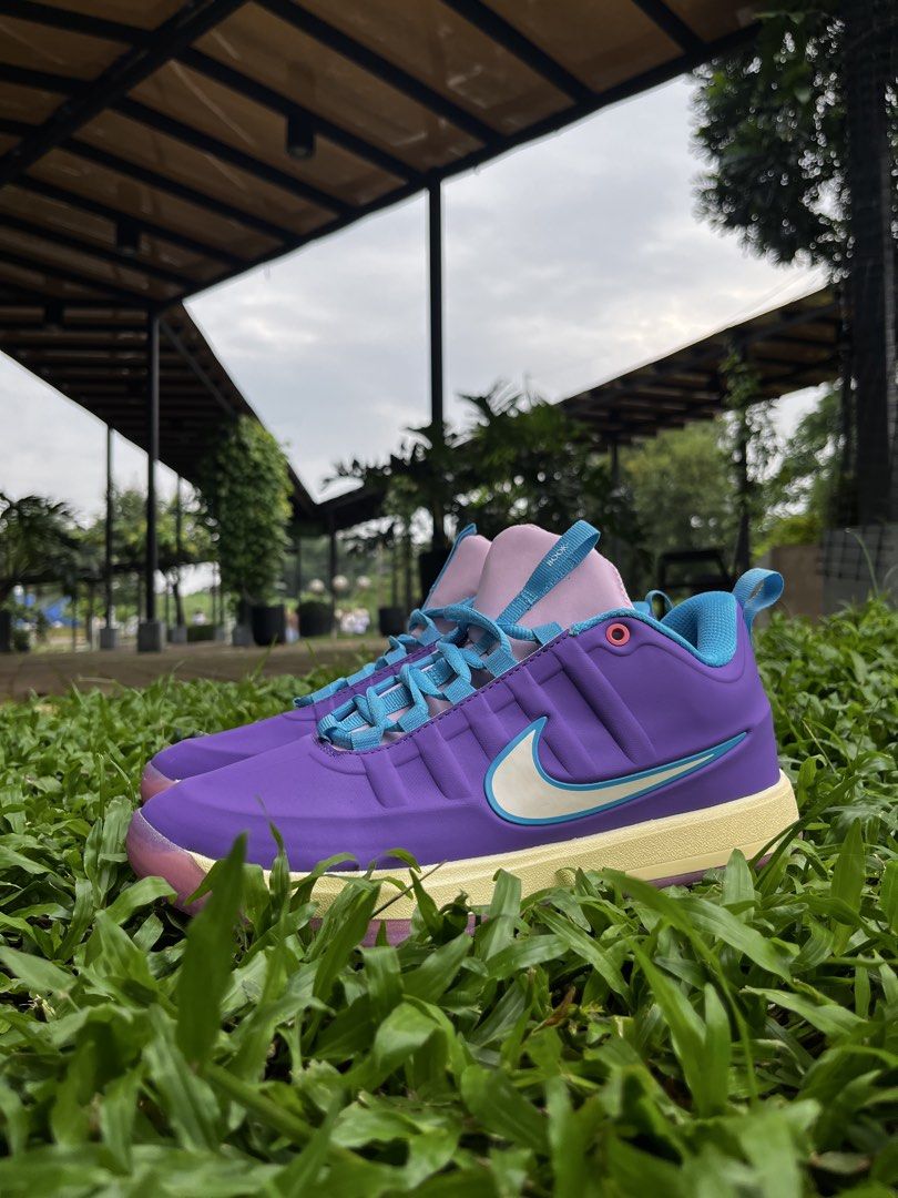 Nike Book 2 Athletic Shoe (Category: Sneakers) located in Manila. Submitted by organicshoe (Listing ID 1461336332, Image 2). Description: - Cool purple Nike Air Force 1s - Unique yellow and pink accents on the sole - Blue laces and heel tab - Eye-catching, unique colorway - Ideal for everyday casual wear - Please check photos for detailed condition (DIRECT MESSAGE FOR MORE DETAILED IMAGES).