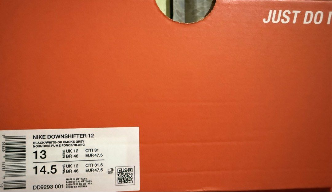 Nike Downshifter 12 Black (Category: Sneakers) located in Quezon City. Submitted by kingjamessixers (Listing ID 1461392720, Image 2). Description: FOR SALE: Nike Downshifter 12 – Size 13 Worn twice only. Still in great condition! 👟 🎁 FREEBIE: 1 pair of brand-new Nike socks 💯 Already priced below SRP, so please no lowball offers. 📩 PM for a faster transaction. ✅.