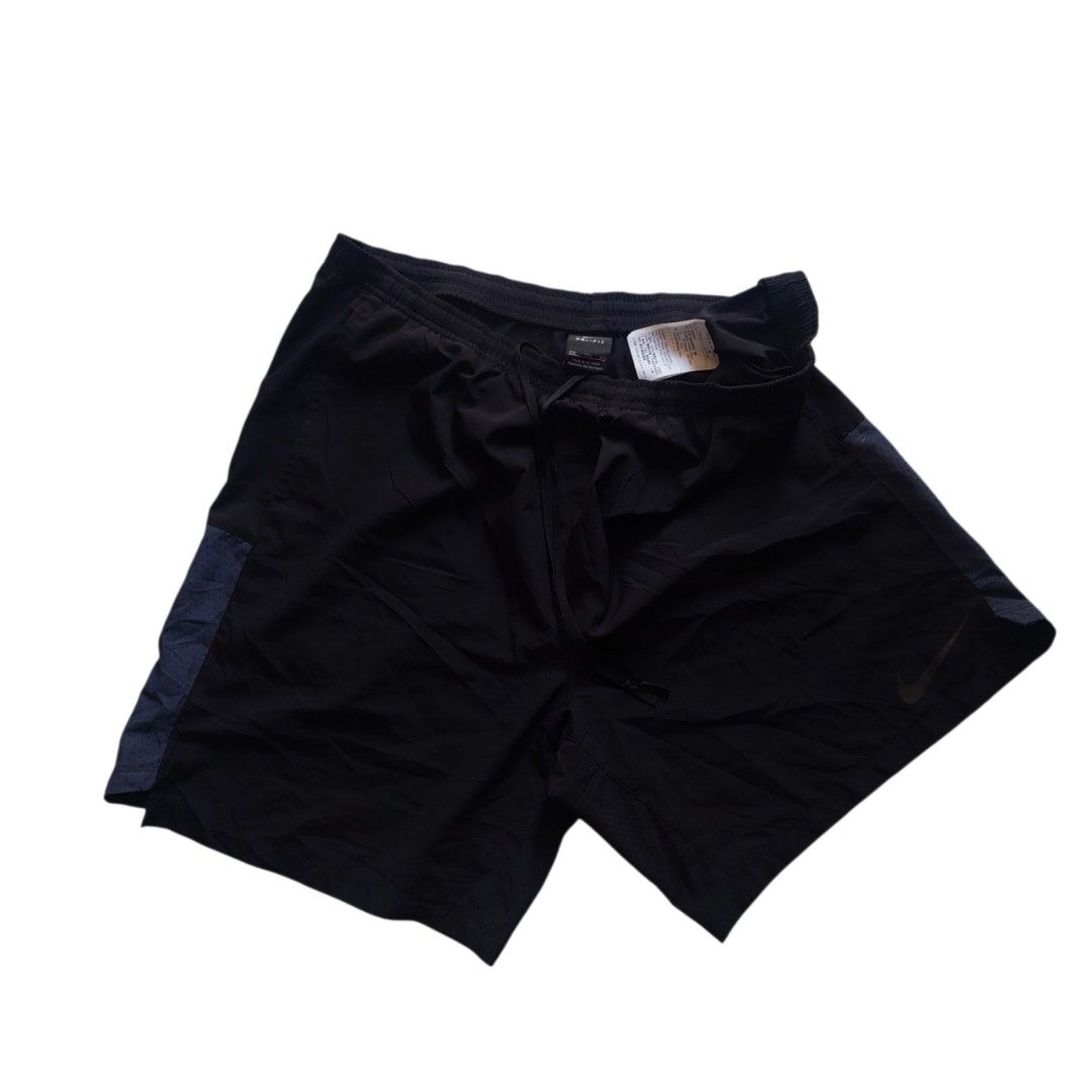 Nike Dri-Fit Running Shorts (Category: Activewear) located in Quezon City. Submitted by y3thriftshop (Listing ID 1461562217, Image 3). Description: Tag: Nike Dri-Fit Running Shorts Color : Black Size : XXL on Tag Dimension : 36-38x18 Leg Opening : 13 Condition : Good Color Rate : 9/10 Price : P499.00 Issue : none RFS : Buy and Sell Additional Information : - 2 Side Pockets Please read: - Color may vary due to lighting - Check dimension indicated 