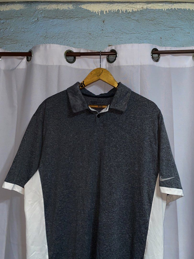 Nike golf dri fit polo shirt (Category: Tshirts & Polo Shirts ) located in Manila. Submitted by triptothrift7 (Listing ID 1461500520, Image 3). Description: pm me for fast transaction! N*KE GOLF DRI FIT FABRIC POLO SHIRT for only 799 size Xl to Xxl width 26 x 30/32 length need wash only authentic legit excellent condition color rate 9/10 authentic legit mode of payment gcash or bank transfer location Biñan laguna.
