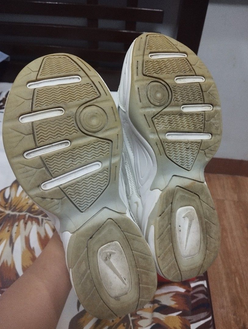 Nike M2K Tekno White Sneakers (Category: Sneakers) located in Dagupan City. Submitted by nartleb_naan (Listing ID 1461527041, Image 3). Description: - White Nike M2K Tekno sneakers - Size: 36 EUR / 22.5 CM - Style: Chunky, comfortable, perfect for everyday wear - Condition: Shows some signs of wear on soles and uppers, but plenty of life left - Includes: Original Nike managed your expectation this is Preloved shoes.. issue ASA pics npo .