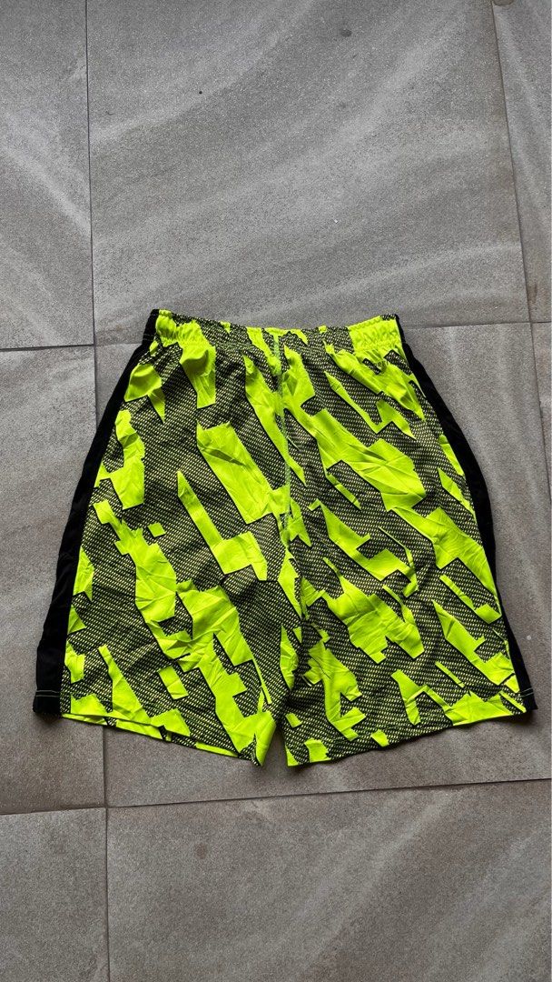Nike neon geometric-patterned athletic shorts (Category: Shorts) located in Cabuyao City. Submitted by kisyana (Listing ID 1461423522, Image 2). Description: .