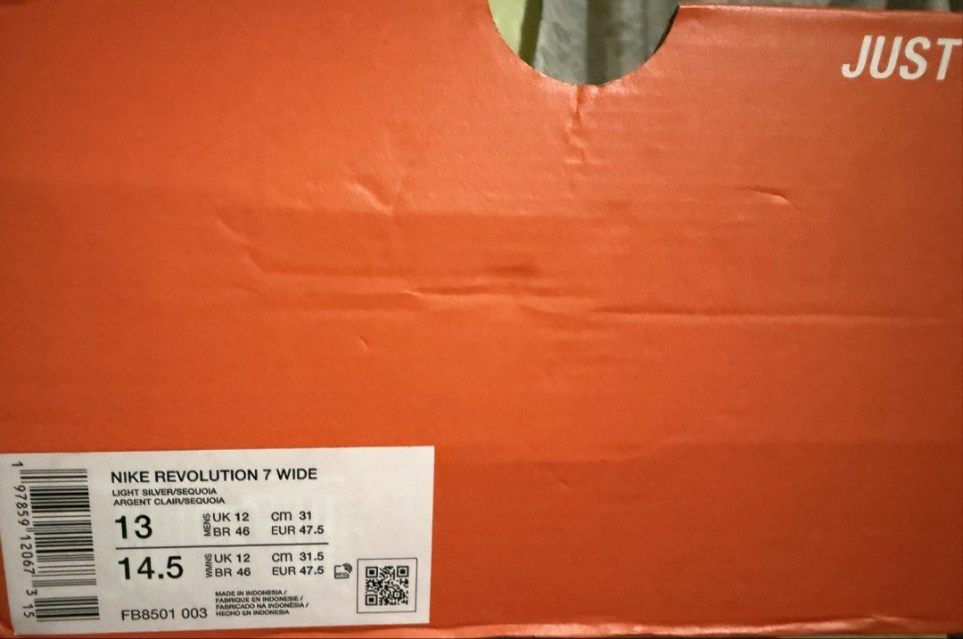 Nike Revolution 7 Wide (Category: Sneakers) located in Quezon City. Submitted by kingjamessixers (Listing ID 1461393315, Image 2). Description: FOR SALE: Nike Revolution 7 Wide – Size 13 Worn twice only. Still in great condition! 👟 🎁 FREEBIE: 1 pair of brand-new Nike socks 💯 Already priced below SRP, so please no lowball offers. 📩 PM for a faster transaction. ✅.