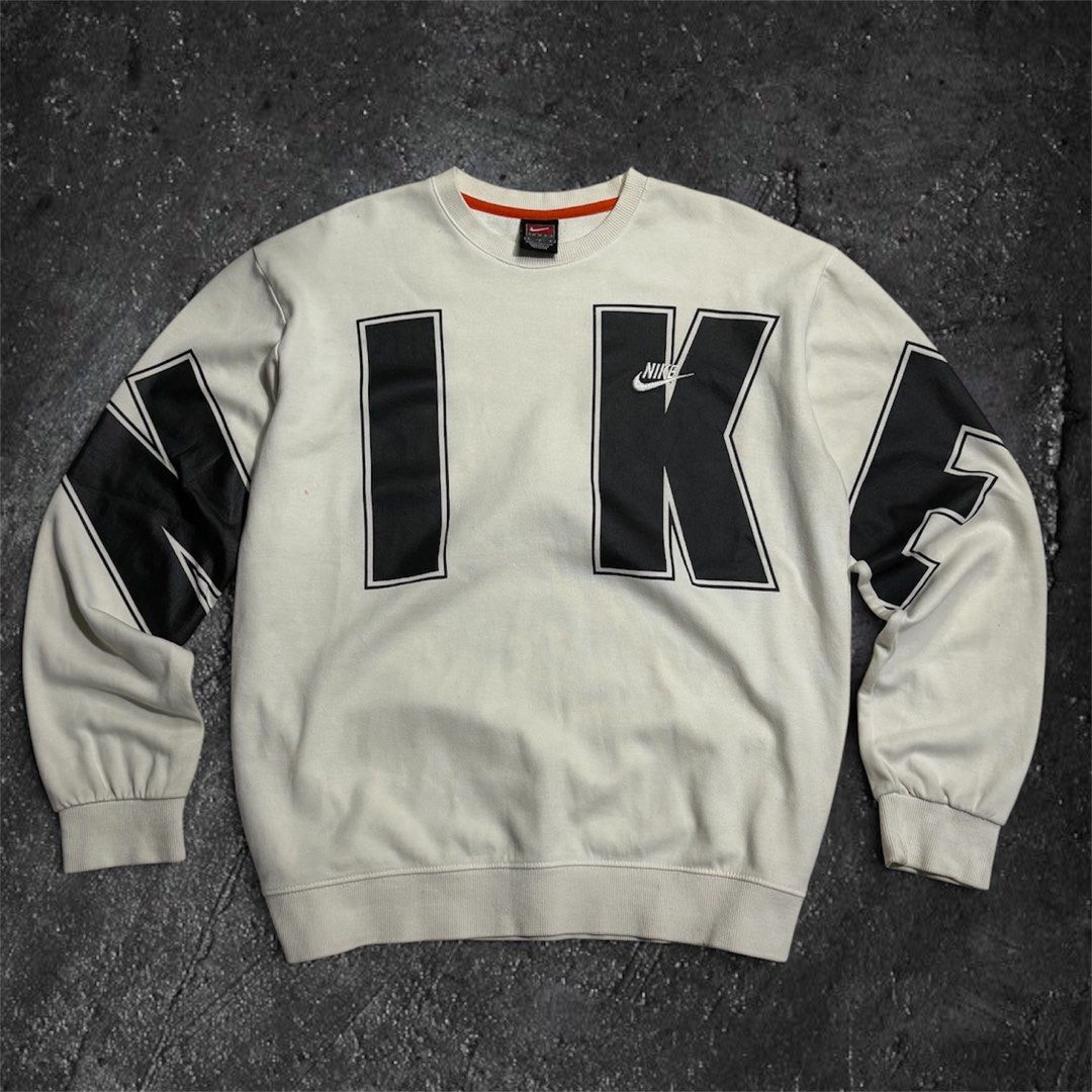Nike Vintage spell out logo (Category: Hoodies) located in Manila. Submitted by marx_g (Listing ID 1461540649, Image 1). Description: Nike Vintage spell out logo Size: Large Width: 21 Length: 26 PRICE: 2300 plus shipping fee.