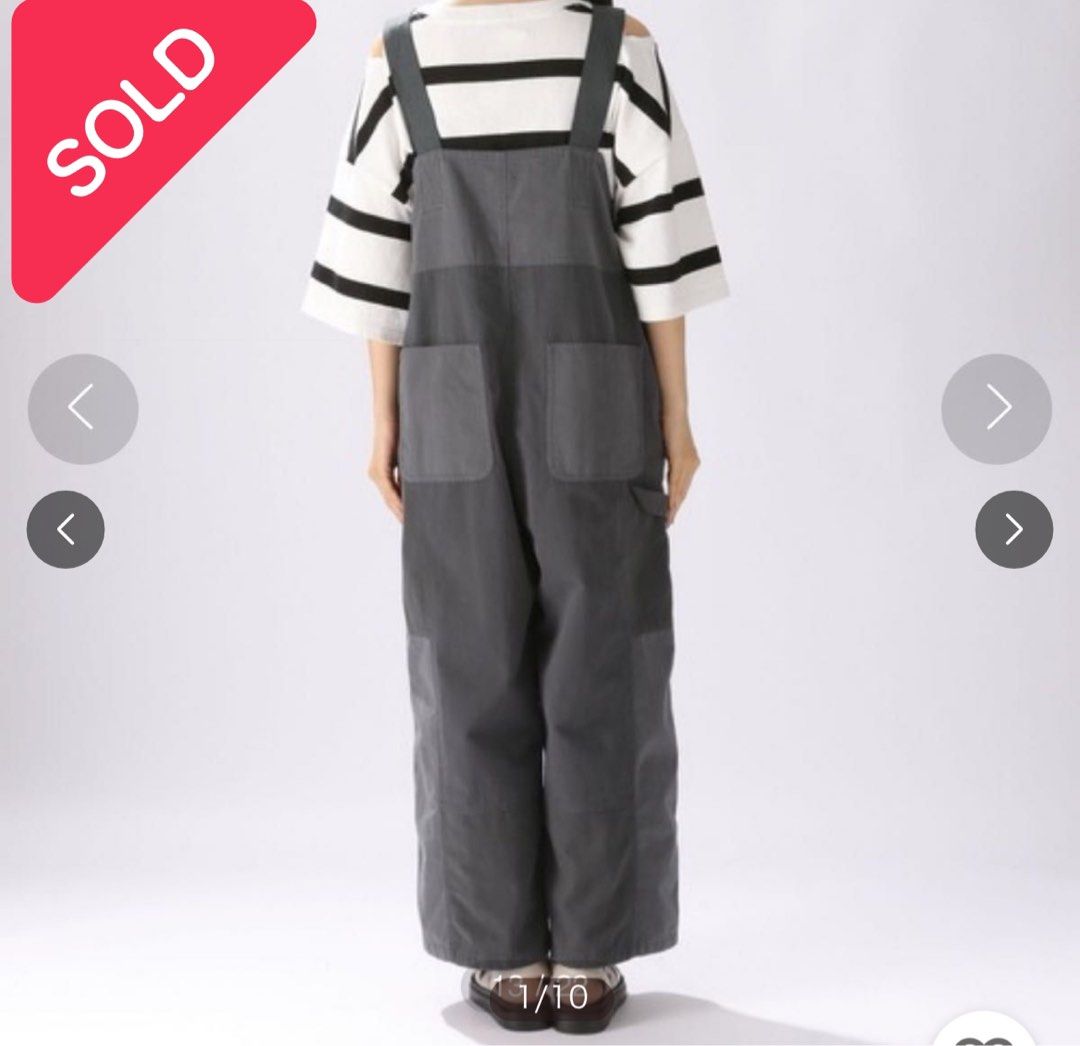 Niko and… Patchwork Utility Overalls (Category: Jumpsuits) located in Batangas. Submitted by buy3get1freerandom (Listing ID 1461510451, Image 3). Description: would def keep if not sold! 🥺 Product ID: NKN33511SM 907211 Size on tag: Large Bust: 40” via tape measure Waist: 44” via tape measure Length: 54” via tape measure Condition: 9/10 Flaw/s: None ✅ Both side pockets 📌 FIRST TO PAY BASIS 📌 Please manage your expectations, as these are prelove