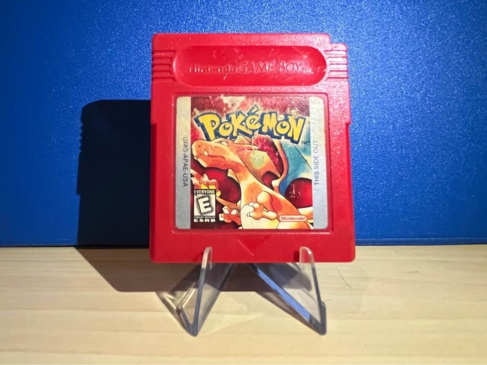 Nintendo Game Boy Pokemon Red Version Cartridge (Category: Nintendo) located in Manila. Submitted by retro_person (Listing ID 1461405082, Image 1). Description: - Pokemon Red Version for original Nintendo Game Boy - Authentic / Original - Has "20" stamp on cartridge proving authenticity - With working battery (saving) - Plays well on Gameboy, Gameboy Color, Gameboy Advance, Gameboy Advance SP.