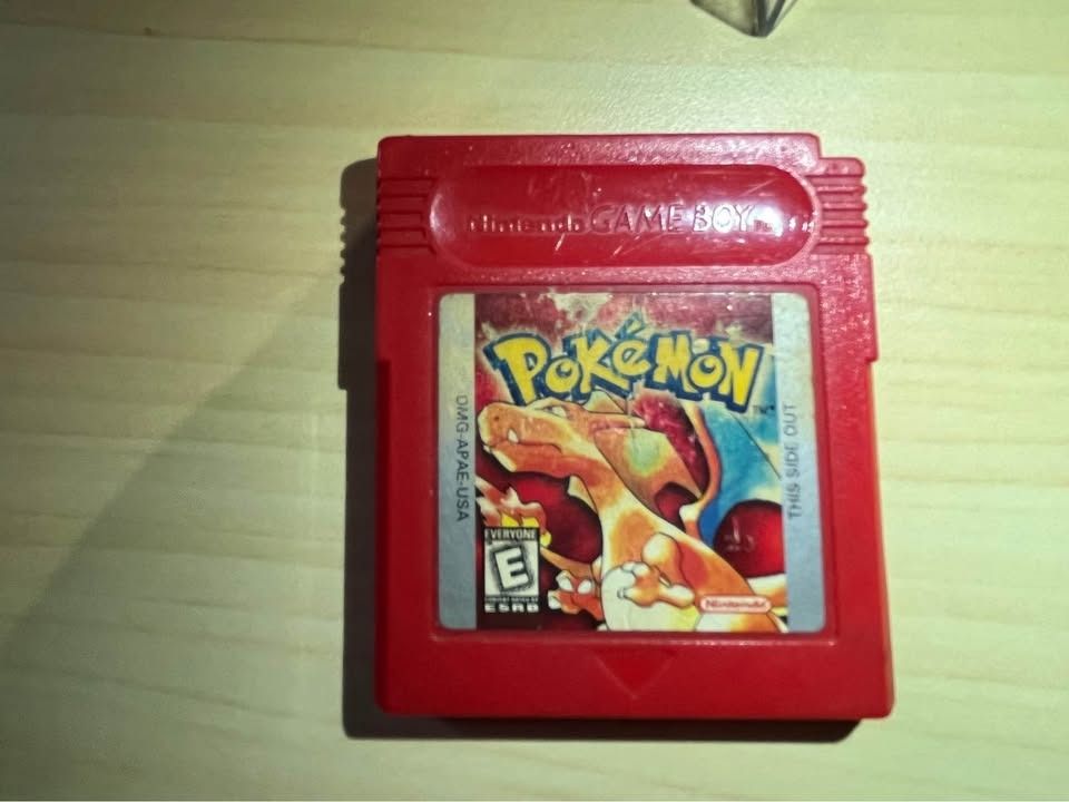 Nintendo Game Boy Pokemon Red Version Cartridge (Category: Nintendo) located in Manila. Submitted by retro_person (Listing ID 1461405082, Image 3). Description: - Pokemon Red Version for original Nintendo Game Boy - Authentic / Original - Has "20" stamp on cartridge proving authenticity - With working battery (saving) - Plays well on Gameboy, Gameboy Color, Gameboy Advance, Gameboy Advance SP.
