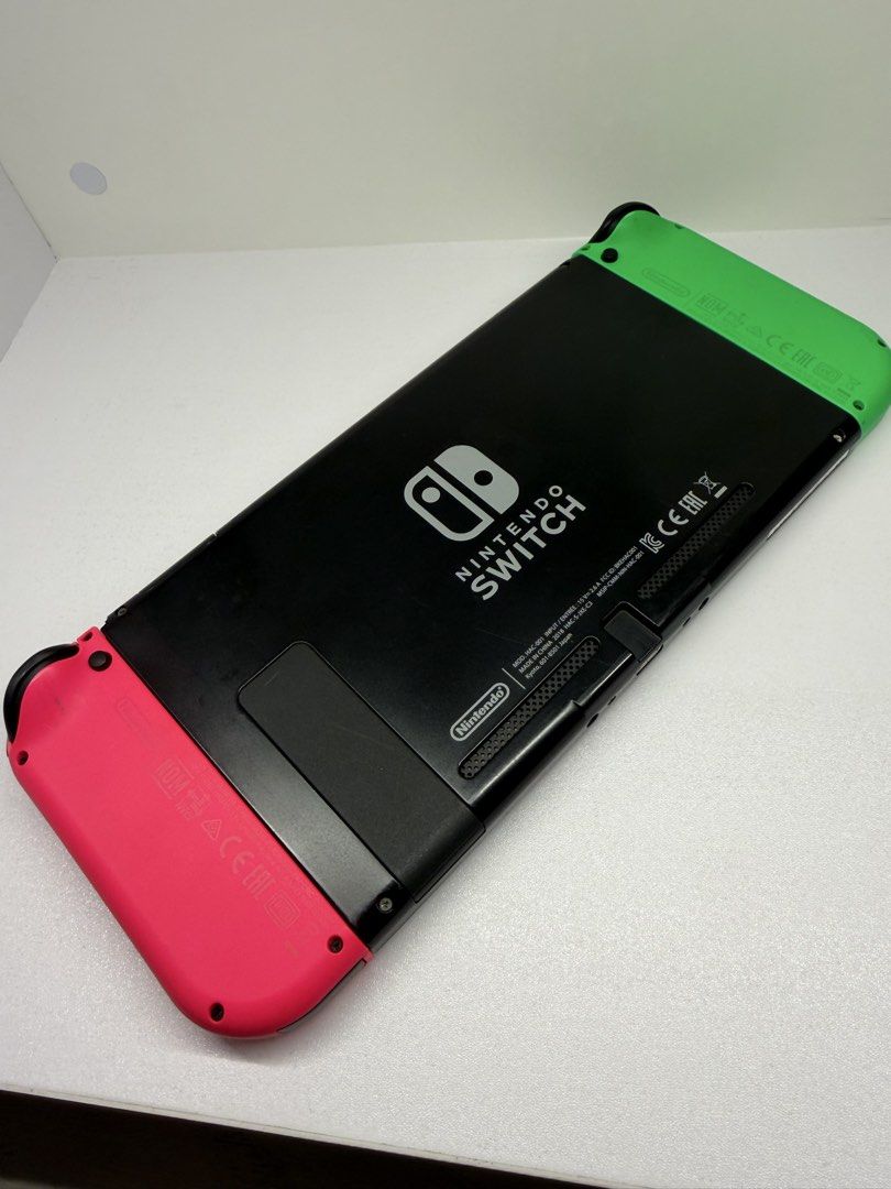 Nintendo Switch Console - Neon Red/Blue Joy-Cons (Category: Nintendo) located in Makati City. Submitted by arkera.274 (Listing ID 1461342744, Image 3). Description: - Nintendo Switch Console - Neon Red & Neon Green Joy-Cons included - Clear, scratch-free screen - Back features Nintendo Switch logo - Ready for immediate gaming! No box or charger but works perfectly .