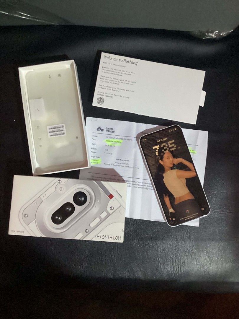 Nothing Phone 4(a) 8+256GB White (Category: Android Others) located in Cabanatuan. Submitted by halehenny (Listing ID 1461352937, Image 1). Description: selling! my personal phone for 17.5k 🪽 OPEN FOR SWAP! [iP15 + add ako cash] Nothing Phone 4(a) • 4 months old • lady-owned, no scratches • meticulously cared for • 8GB RAM + 256GB ROM • white variant • complete receipt + box with original charging cord + free adaptor • selling for medical purpos