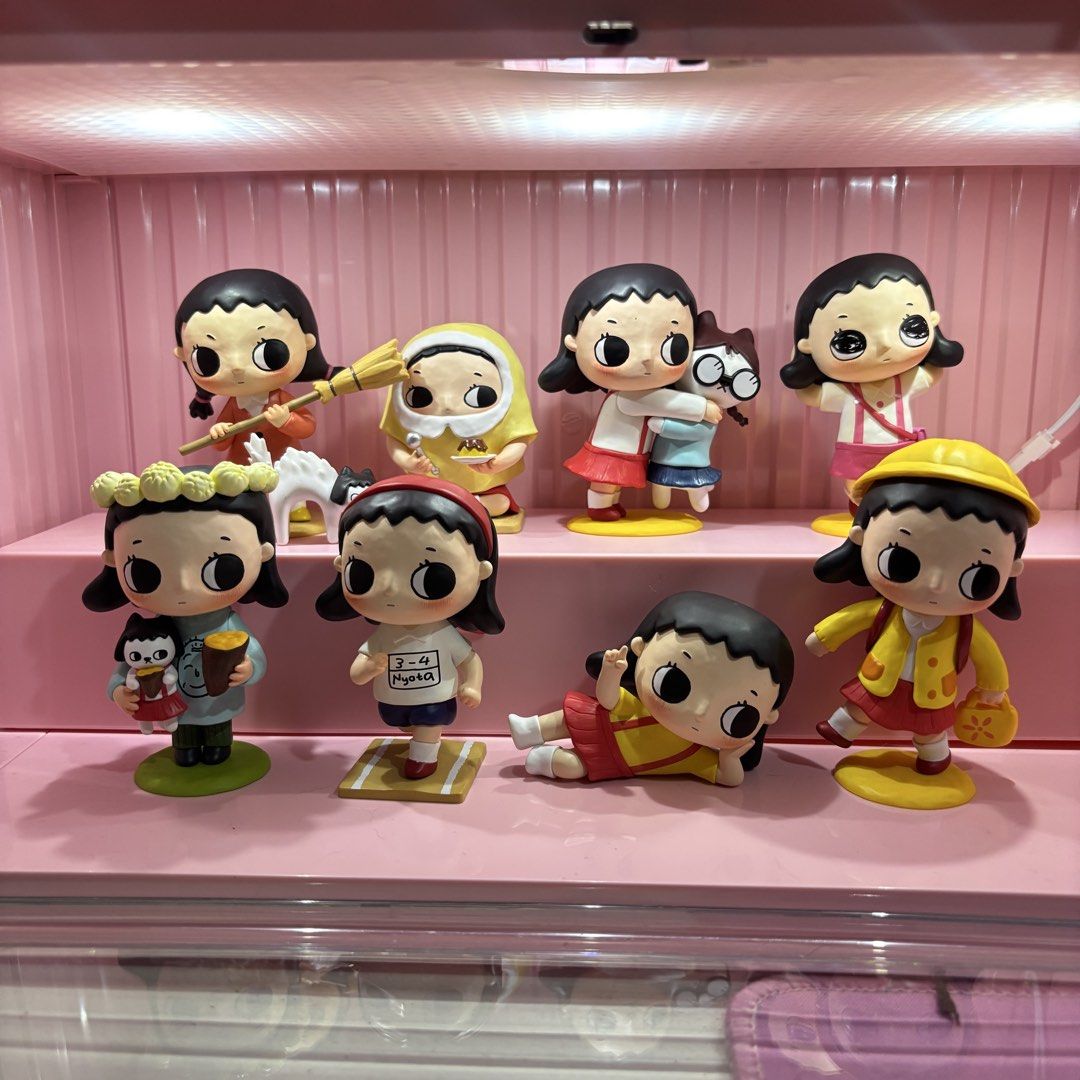 Nyota Chibi Maruko Chan Series (Category: Designer & Blind Box Toys) located in Pasig City. Submitted by sweetlittletaro (Listing ID 1461457111, Image 1). Description: wts ufs lfb ｡𖦹°‧⭑.ᐟ ₱600 each ₱550 3 figs+ eatwell daydreaming my no. 1 friend that’s my sister marathon are the worst rest day ᝰ.ᐟ mod: lalamove / j&t ᝰ.ᐟ mop: payo via gcash / maribank 📌 pasig city.