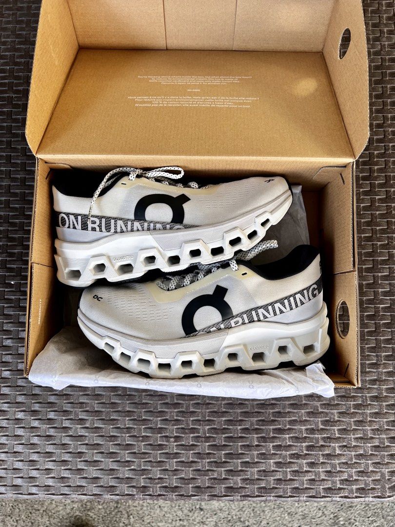 On Cloudmonster 2 RUSH (Category: Sneakers) located in Las Pinas. Submitted by precioussm (Listing ID 1461397040, Image 1). Description: -rarely used -bought from Alabang Town Center -100% authentic; receipt still with me -rfs: excess item -comes with On shoebox -US size 9 Women’s -condition: 10/10; with very minimal stains but not noticeable -slightly negotiable -PM for more info and more pictures.