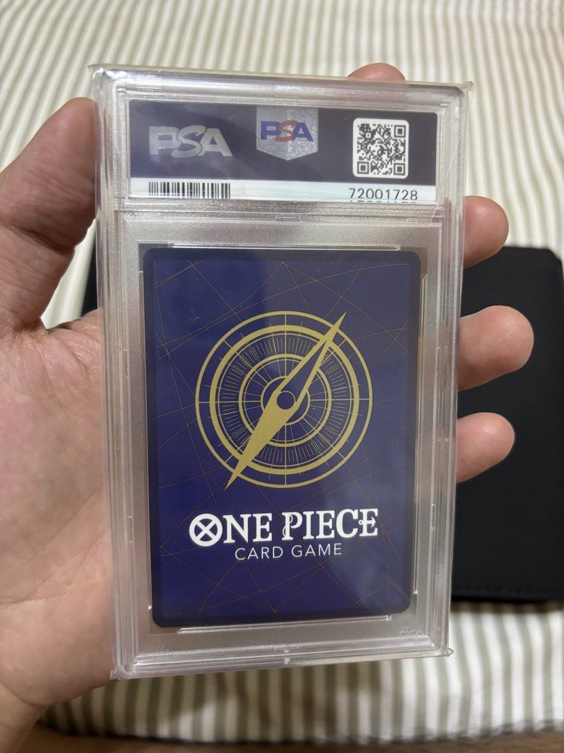 One piece card game OP01 shanks psa10 (Category: Raw Singles) located in San Fernando. Submitted by goneforgoodz (Listing ID 1461507840, Image 2). Description: .
