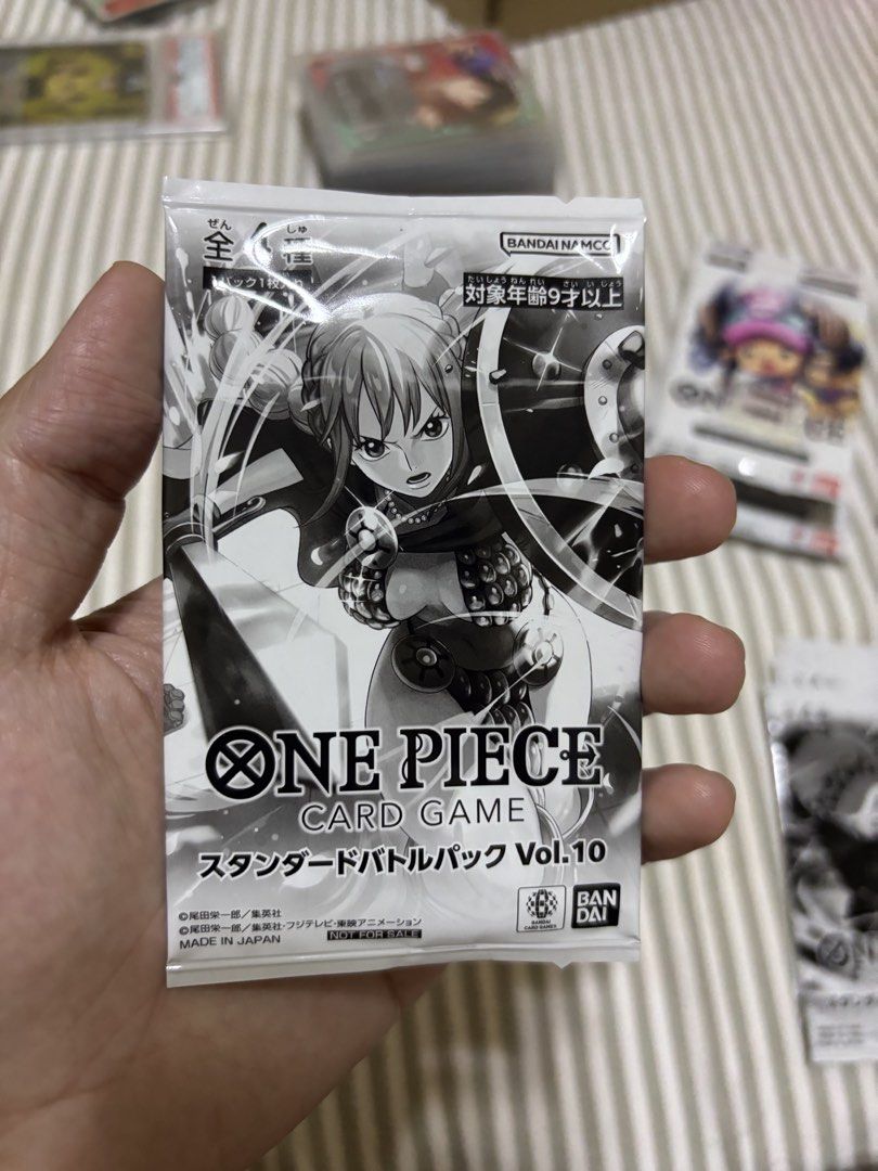 One piece card game promo pack vol.10 (Category: Card Packs) located in San Fernando. Submitted by goneforgoodz (Listing ID 1461524378, Image 1). Description: New Sealed.