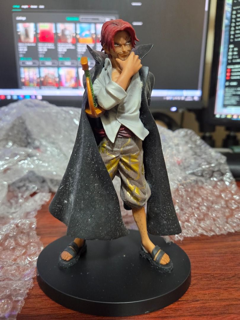 One Piece The Grandline Men: Shanks (Category: Figurines & Statues) located in Lipa City. Submitted by vergaraac (Listing ID 1461474620, Image 3). Description: Condition: - Minor wear and tear on box from storage, unused/not displayed - Figures are visibly in good condition, buyer may ask for photos/videos of figures for further inspection.