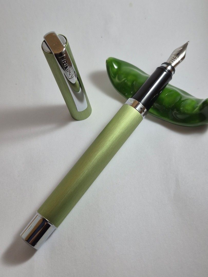 Online Germany Fountain Pen (Category: Craft Supplies & Tools) located in Pasig City. Submitted by penpaul (Listing ID 1461509231, Image 1). Description: Lesser known brand called Online from Germany. They are well made, hefty and writes urprisingly well. At quite affordable prices, you can take easily one home to try them out🥰 1. Online Vision Green Brushed Aluminium with Steel M nib - P1,199 2. Online Icon with Stylus with Steel M Nib - P999 3