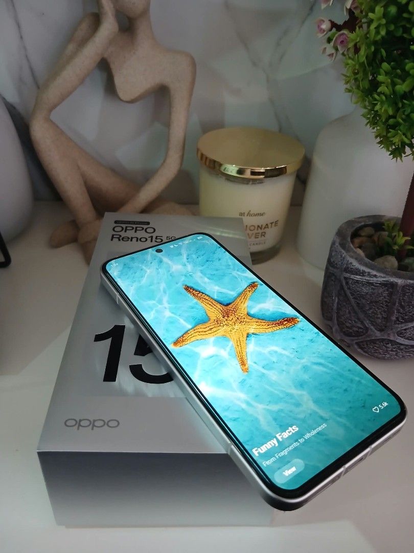 Oppo Reno 15 5g 12/512 (Category: OPPO) located in Manila. Submitted by boldwater.cf8a35 (Listing ID 1461446841, Image 2). Description: PTPA. Thank you po. Selling my 2months old (first owner) OPPO Reno15 5G 12/512gb Aurora White Snapdragon® 7 Gen 4 Mobile Platform Cameras: Front 50MP, Rear 50MP + 8MP + 50MP Openline Complete inclusion (box, charger,pin, manual) 100% smooth No issue with tempered glass and clear case since day 1 Test all you want