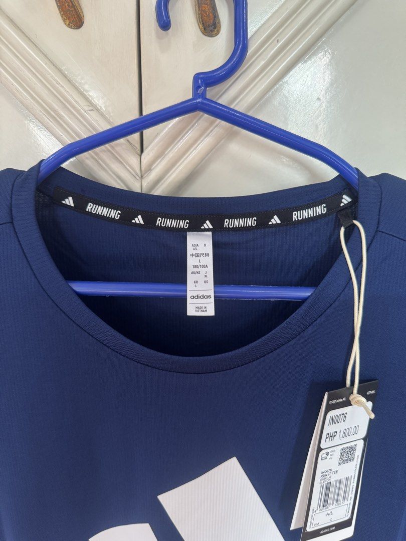 Original Adidas Drifit T-Shirt (Category: Tshirts & Polo Shirts ) located in Quezon City. Submitted by hb.chu24 (Listing ID 1461335374, Image 2). Description: FOR SALE!! ✅ Brand New Condition ✅ 100% Authentic ✅ Below SRP ✅ Size: Large ✅ Meetup or shipping at buyer’s expense. ‼️Negotiable for sure buyers‼️ 📩PM me if interested 🙂.