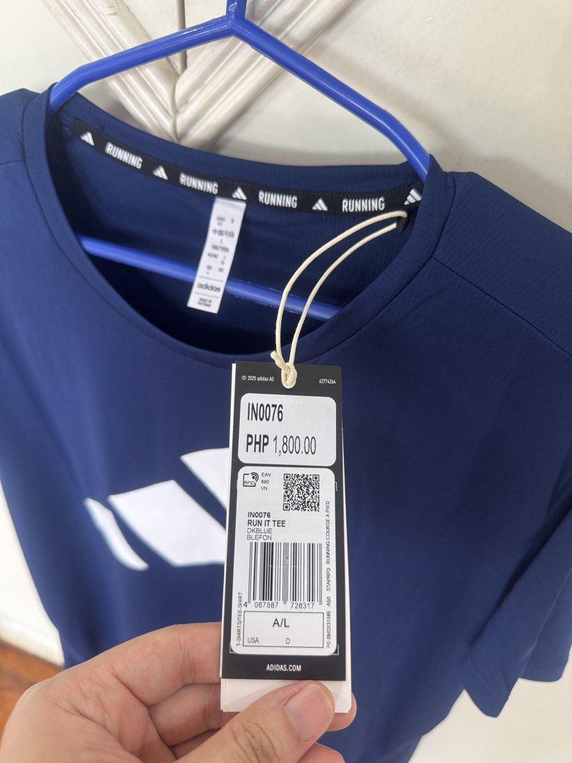 Original Adidas Drifit T-Shirt (Category: Tshirts & Polo Shirts ) located in Quezon City. Submitted by hb.chu24 (Listing ID 1461335374, Image 3). Description: FOR SALE!! ✅ Brand New Condition ✅ 100% Authentic ✅ Below SRP ✅ Size: Large ✅ Meetup or shipping at buyer’s expense. ‼️Negotiable for sure buyers‼️ 📩PM me if interested 🙂.