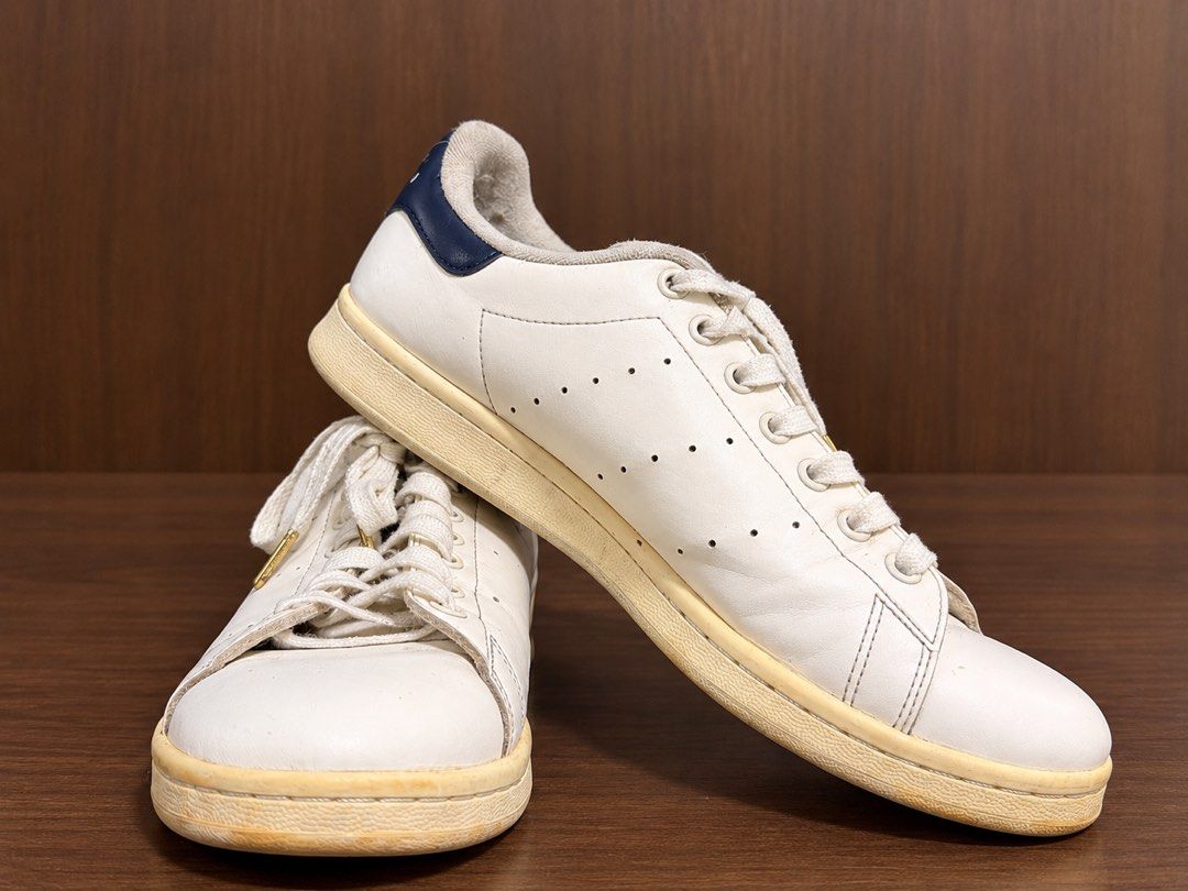 Original Adidas Stan Smith White/Navy (Category: Sneakers) located in Quezon City. Submitted by just_glam (Listing ID 1461433608, Image 2). Description: ORIGINAL ADIDAS BOUGHT IN JAPAN LIGHTLY USED IN GOOD CONDITION ACTUAL PHOTOS POSTED QC AREA CHAT FOR MORE DETAILS.
