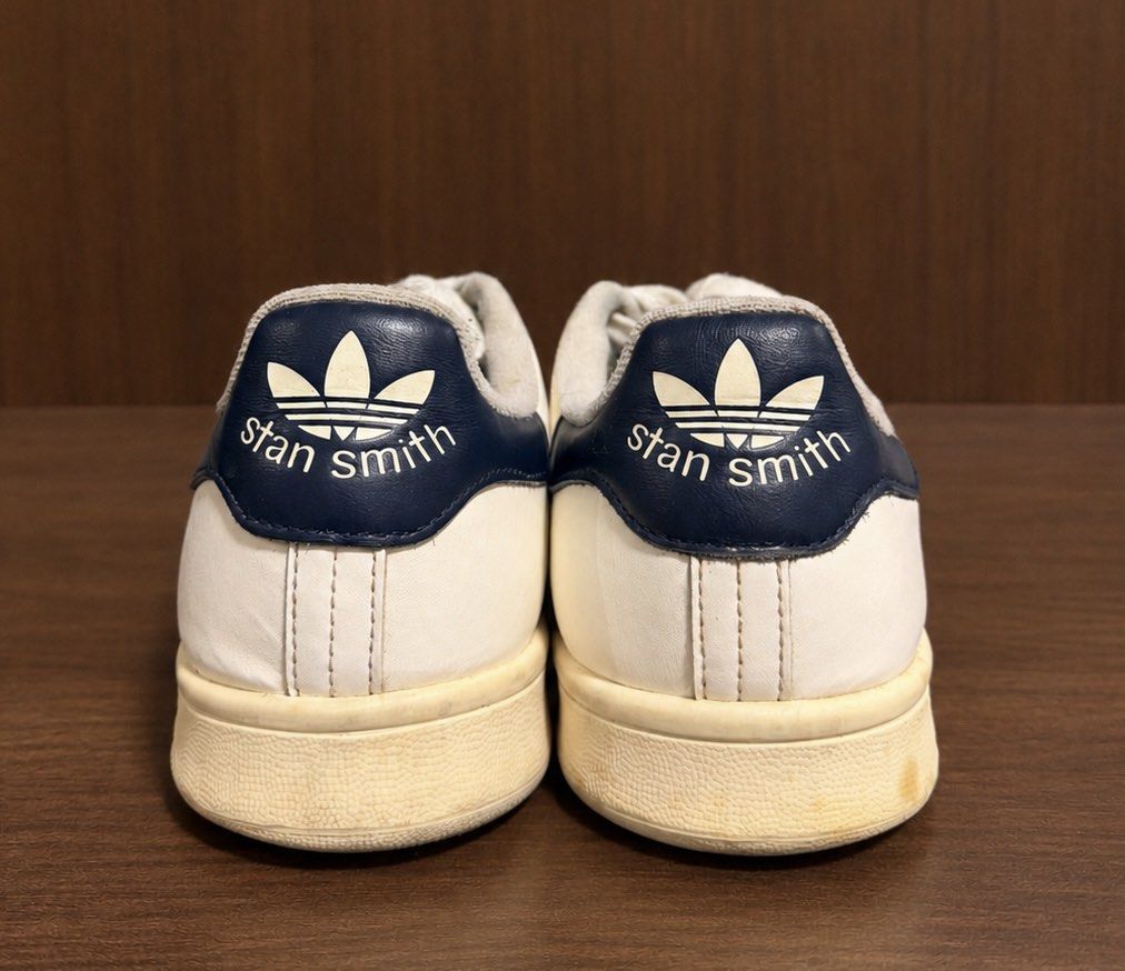Original Adidas Stan Smith White/Navy (Category: Sneakers) located in Quezon City. Submitted by just_glam (Listing ID 1461433608, Image 3). Description: ORIGINAL ADIDAS BOUGHT IN JAPAN LIGHTLY USED IN GOOD CONDITION ACTUAL PHOTOS POSTED QC AREA CHAT FOR MORE DETAILS.