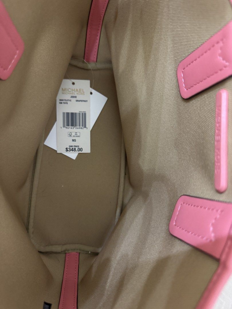 Original MK mini tote “The Jodie” (Category: Shoulder Bags) located in Davao. Submitted by lovedbyejane (Listing ID 1461504797, Image 2). Description: Original MK mini tote “The Jodie” very good condition (barely used) ₱3500.