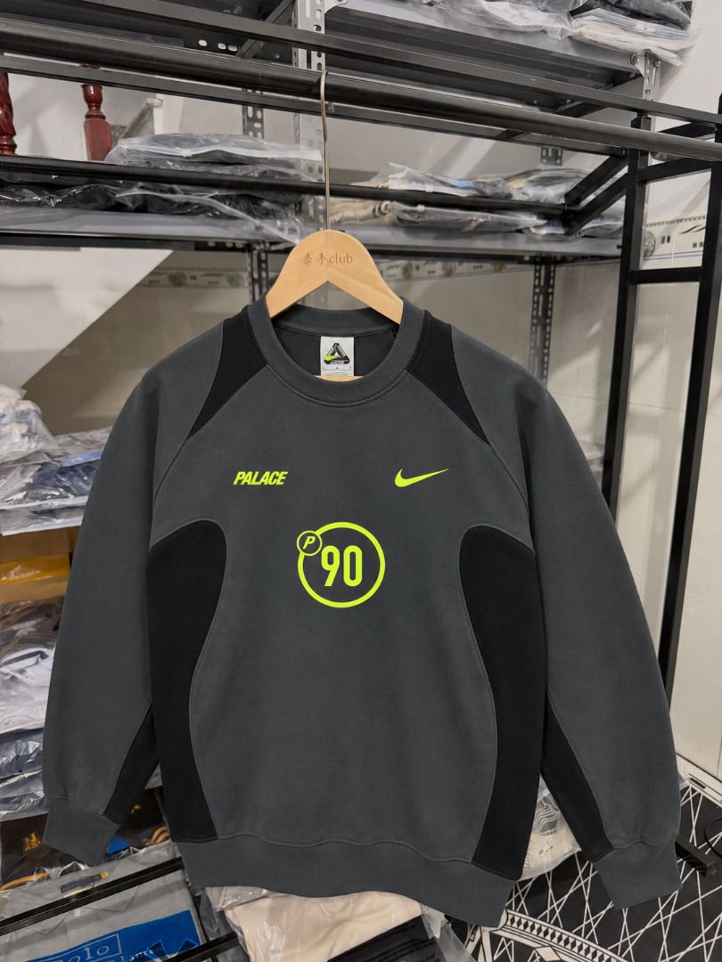 Palace x Nike Total P90 Crewneck (Category: Activewear) located in San Fernando. Submitted by fynder (Listing ID 1461389101, Image 1). Description: Palace x Nike Total P90 Crewneck 🔥 100% Auth Brand New 🔥 Available Sizes: S-XL 💬 DM for more Photos or Size Chart 📦 Fast processing (Air cargo freight) 💬 More drops daily on IG: @fynder1 🔒 Buyer protection through Carousell — shop with confidence .