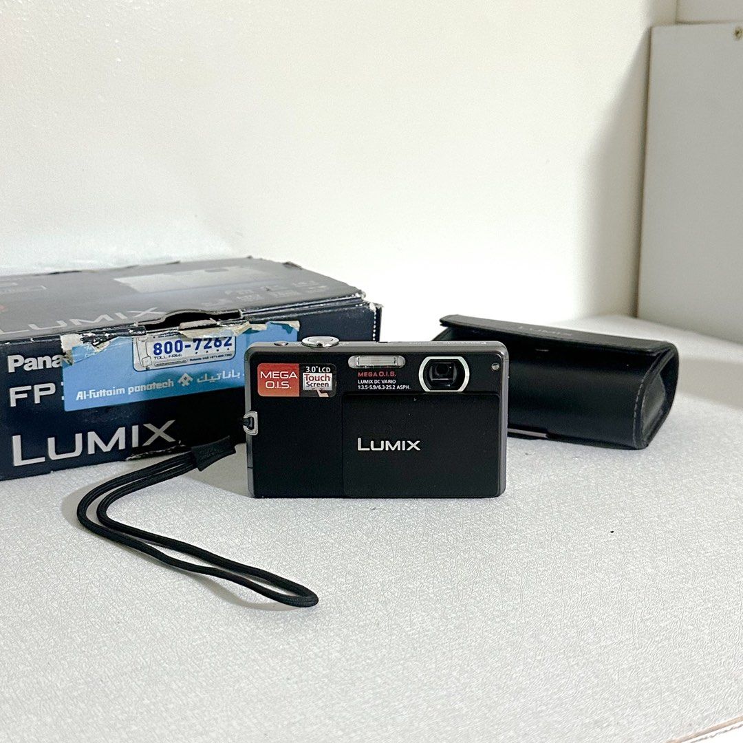 Panasonic Lumix DMC-FP3 Digital Camera with Case (Category: Cameras) located in Magalang. Submitted by nitch.digicams (Listing ID 1461467143, Image 1). Description: PANASONIC LUMIX DMC FP3 🏷️6,500 (fixed) NO ISSUES, MINT CONDITION❕ 14 megapixels CCD sensor 4x optical zoom 3.0 inch touchscreen LCD Body cosmetics: 10/10 fully functional✨ 𝙞𝙣𝙘𝙡𝙪𝙨𝙞𝙤𝙣𝙨 : unit, original battery, memory card, original charger, handstrap, case and manual shippi