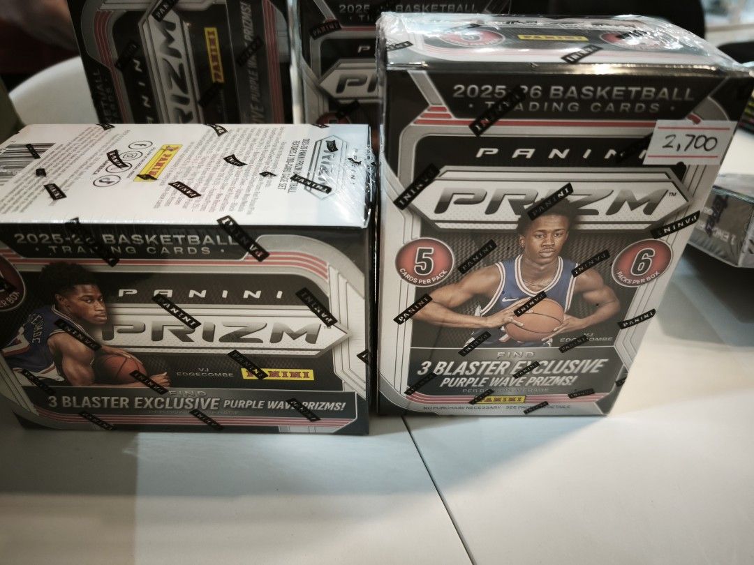 Panini Prizm Blaster Exclusive (Category: Raw Singles) located in Manila. Submitted by unboxing_addict (Listing ID 1461469953, Image 2). Description: Panini Prizm basketball traiding cards 2700 per box.