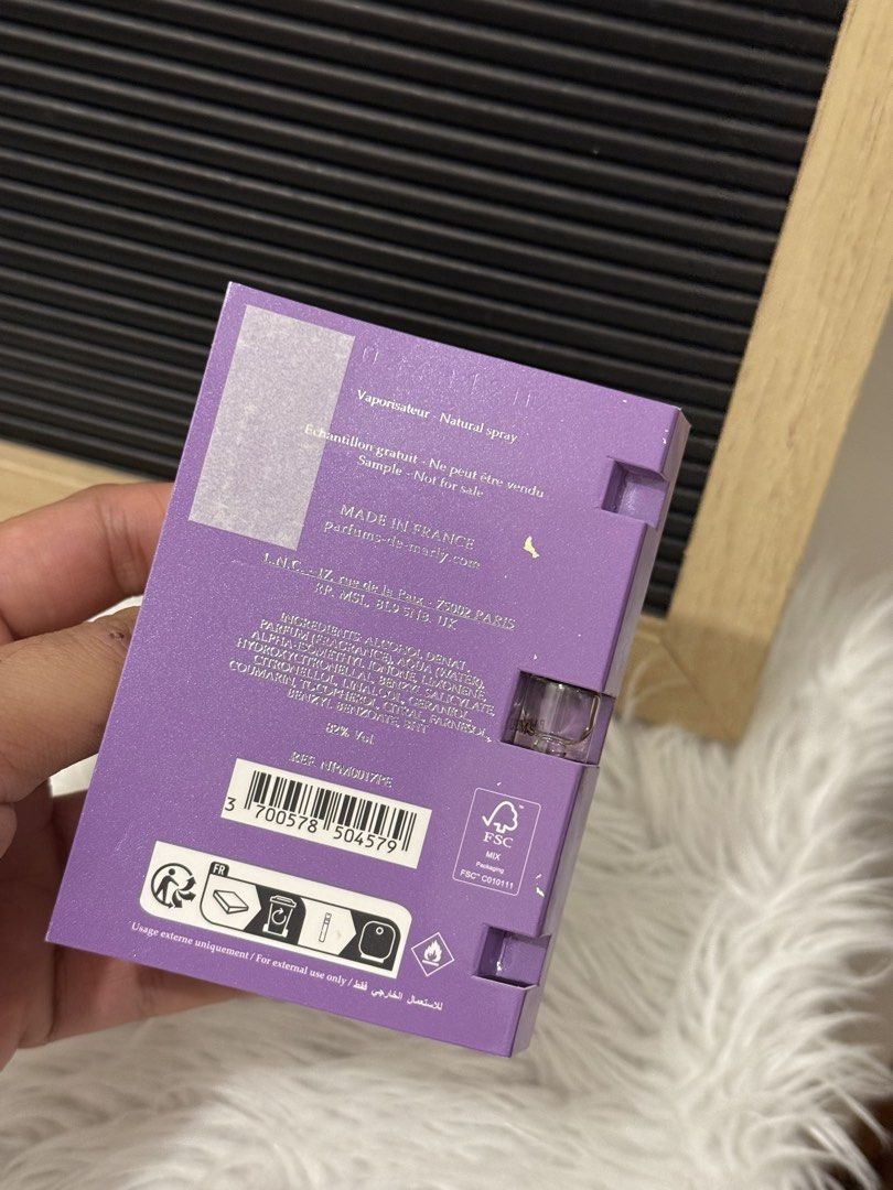 Parfums de Marly Palatine 1.5ml (Category: Fragrance & Deodorants) located in Quezon City. Submitted by quirksandcurls (Listing ID 1461397265, Image 3). Description: 1pc only.