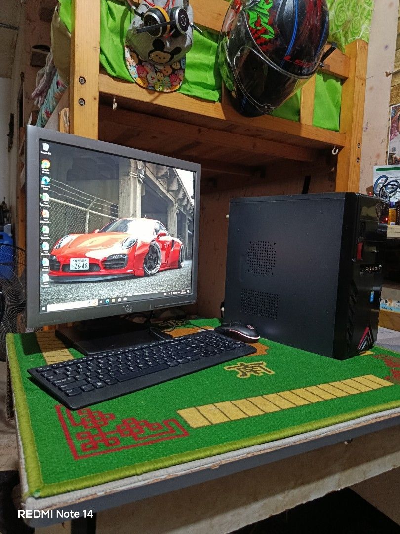 PC set Intel core i3 4th gen Swap or Sale (Category: Desktops) located in Manila. Submitted by mackytiong93323 (Listing ID 1461377072, Image 2). Description: Swap or Sale PC desktop set Core i3 4th gen 160gb hd sata 6gb ram ddr3 1gb seperate video card Mid Tower case atx rated psu Ms office installed Windows 10 With keyboard and mouse optical included With 19 inch monitor hdmi, vga and dvi connections Ready to use Can be pick up or via Lalamove L