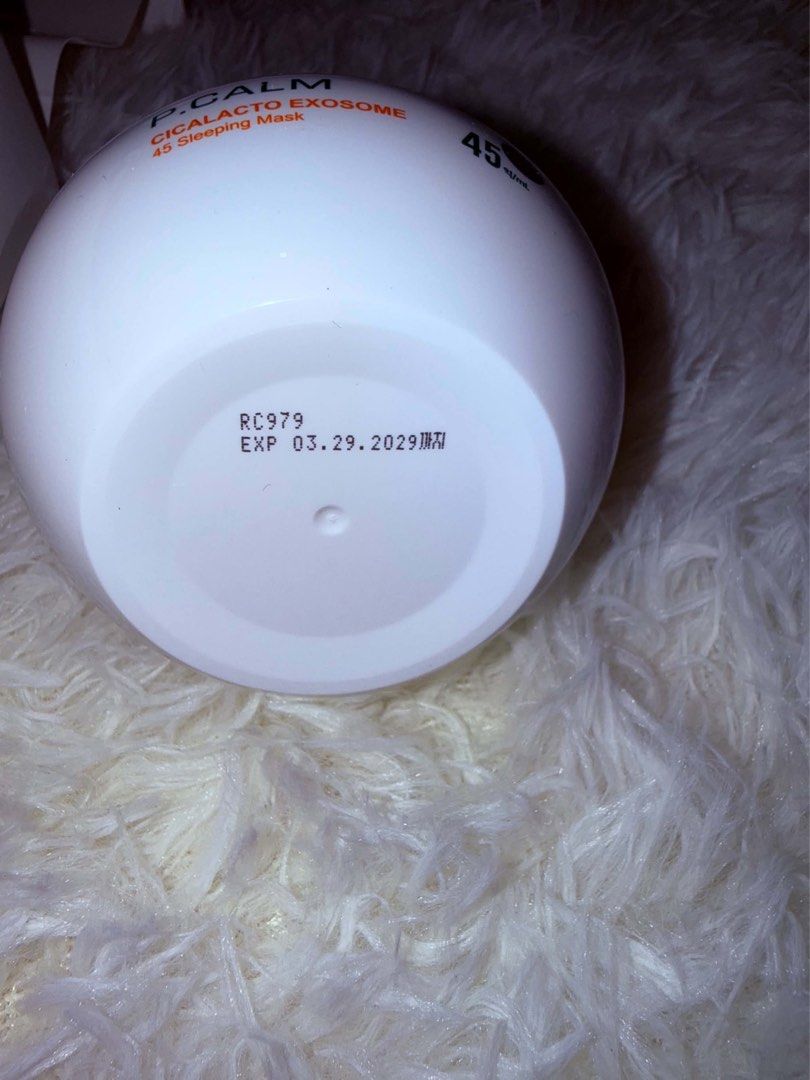 p.calm Cicalacto Exosome 4S Sleeping Mask 50ml (Category: Face Care) located in Quezon City. Submitted by darshopxd (Listing ID 1461473893, Image 3). Description: - P.CALM Cicalacto Exosome 4S Sleeping Mask - Size: 50ml - Achieve the coveted Korean Glass Skin - Gentle and effective formula - Expiry Date: March 29, 2029 - Wake up to smoother, radiant skin!.