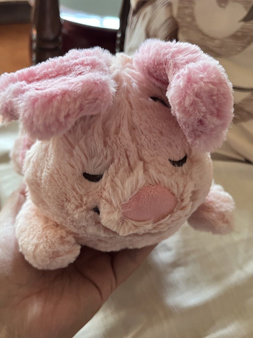 Piglet furry sleeping plush (Category: Plushies & Soft Toys) located in Paranaque City. Submitted by bonsaiart (Listing ID 1461404822, Image 1). Description: Pre owned Good condition 1450+sf Payment via GCASH or paymaya No to meetup No to cop / cod Shipping via j&t only.