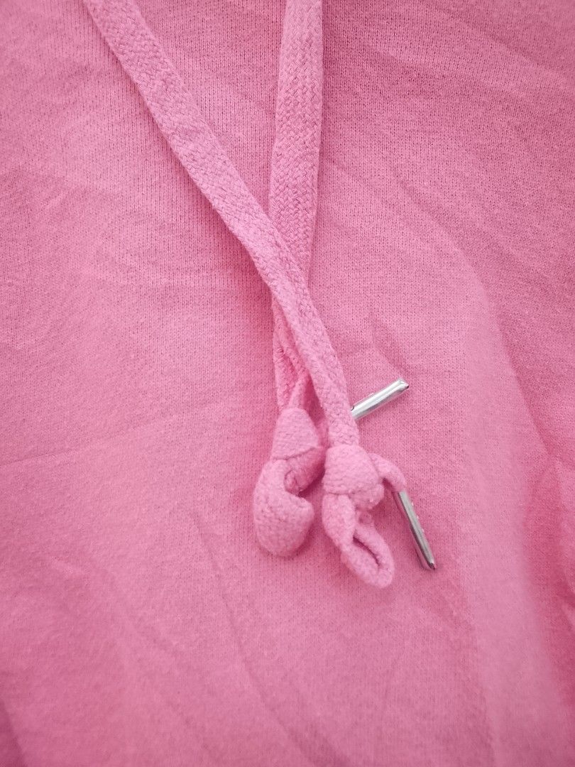 Pink Champion Hoodie Sweatshirt Medium (Category: Hoodies) located in Manila. Submitted by warmcloud-06f3 (Listing ID 1461399719, Image 3). Description: - Adorable pink Champion hoodie - Size: Medium - Embroidered Champion logo on chest and sleeve - Convenient front kangaroo pocket - Adjustable drawstring hood - Ideal for everyday casual wear.