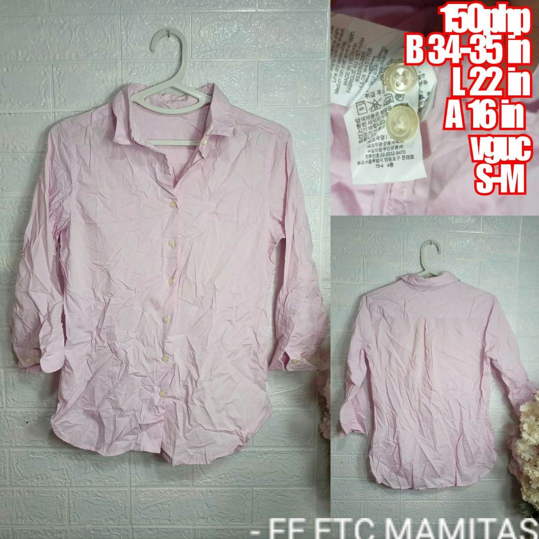 Pink polo blouse long sleeve SM (Category: Blouses) located in Santa Maria. Submitted by usbrands1987 (Listing ID 1461526340, Image 1). Description: .