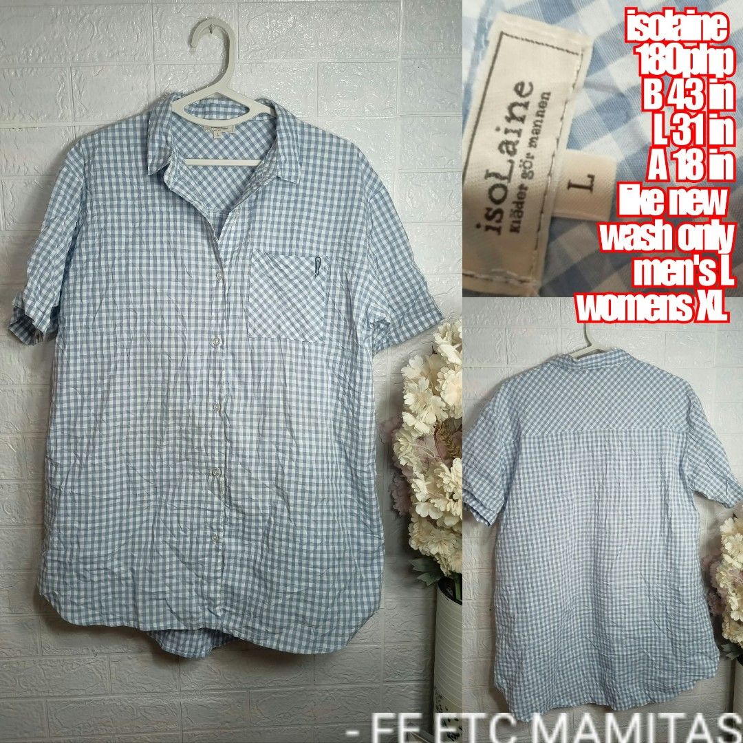 Plaid polo blouse (Category: Blouses) located in Santa Maria. Submitted by usbrands1987 (Listing ID 1461529172, Image 1). Description: .