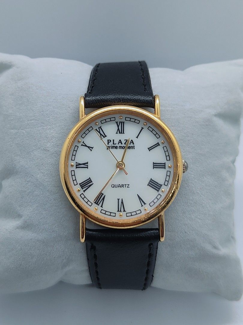 Plaza Prime Movement UNISEX Watch (Category: Luxury Watches) located in Bacoor. Submitted by cheskarica (Listing ID 1461542042, Image 1). Description: Authentic. Buy with confidence! Can be worn right away without issues. Roman Dial Aftermarket leather strap JDM.