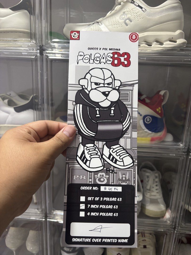 PO - POLGAS X QUICCS 8” (Category: Designer & Blind Box Toys) located in Quezon City. Submitted by gmintcollectibles (Listing ID 1461479531, Image 1). Description: Polgas x Quiccs ETA: Sep2026 Size: 8”.