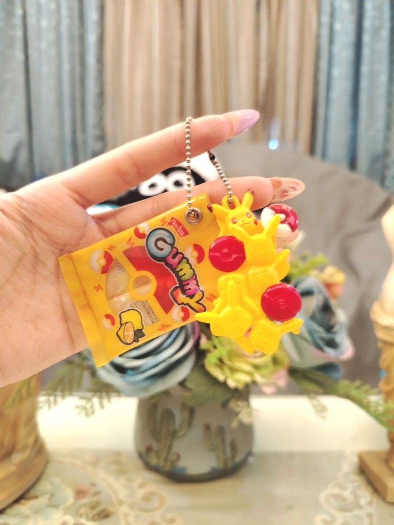 Pokemon Pikachu Gummy Pack Keychain (Category: Character Goods) located in San Fernando. Submitted by jpmarketplace2023 (Listing ID 1461378369, Image 1). Description: 💚 All items are authentic from Japan. 💛 MOP: GCash (❌️ GCash Protect) 🩵 MOD: LBC only (❌️ S. Checkout, COD, COP) 💙 Meet-up: Vista Mall, San Fernando, Pampanga 💜 All items are on-hand. 🧡 First to pay gets the item first. ❤️ Breakable items are packed with care and caution. Sell