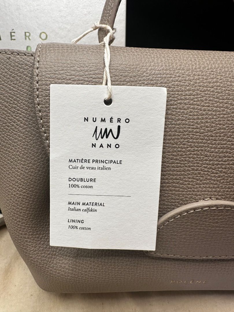 Poléne Numero Un Nano (Category: Luxury Bags & Wallets) located in Quezon City. Submitted by the_archive_luxe_ph (Listing ID 1461380082, Image 2). Description: Bnew Polene numero Un Nano Complete inclusions: Box, Dustbag, Tag Perfect for gifting :) DM for more inquiries Low ballers will be ignored .
