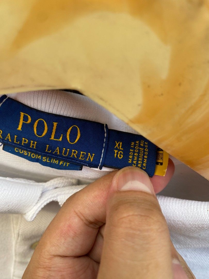 POLO BY RALPH LAUREN (Category: Tshirts & Polo Shirts ) located in Angeles City. Submitted by joelpaglingayen (Listing ID 1461423665, Image 2). Description: POLO BY RALPH LAUREN WHITE COLOR WAY 23X29 XL ON TAG SCANNABLE QR CHECK PHOTO(SCAN NYO) NEED WASH LANG MUST HAVE!.