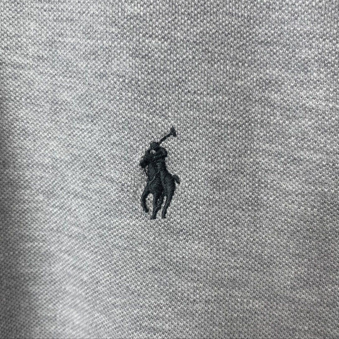 Polo Ralph Lauren - Light Gray & Black Pony (Category: Tshirts & Polo Shirts ) located in Pasig City. Submitted by good_finds.ph26 (Listing ID 1461348019, Image 3). Description: Polo Ralph Lauren - Size : Large ( Costum Slim Fit ) Width : 20.5 Length : 29 ( front ) - 30 ( back ) - Gray & Navy Pony ( 10/10 Colorate ) ✨ Issue ❌ - Authentic ☑️ - Like New Condition ✨ 📩📩📩.