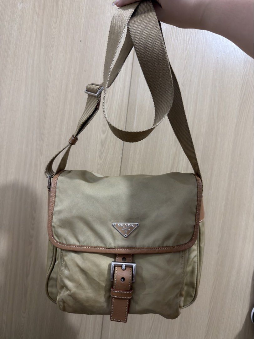 Prada Nylon & Leather Shoulder Bag (Category: Luxury Bags & Wallets) located in Manila. Submitted by maglips (Listing ID 1461507680, Image 1). Description: Guaranteed authentic Slightly negotiable Perfect pang gift sa boyfie or hubby 🤫.