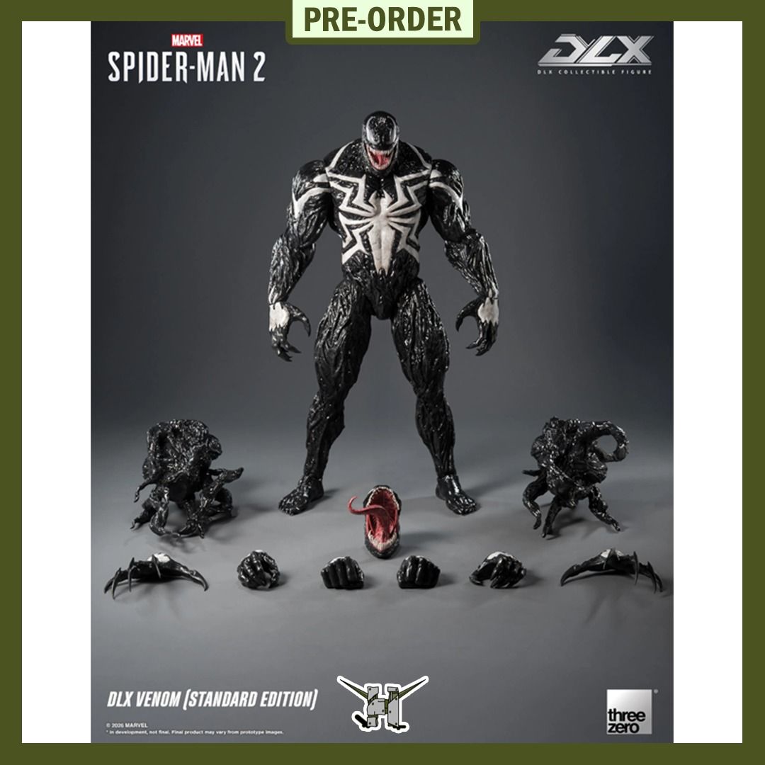 PRE-ORDER!! Marvel's Spider-Man 2 DLX Venom (Standard Edition) (Category: Figurines & Statues) located in Quezon City. Submitted by figsnkits (Listing ID 1461501221, Image 1). Description: PRE-ORDER!! Threezero: Marvel's Spider-Man 2 DLX Venom (Standard Edition) Pre-order price: Php 10,440 Min. DP: Php 2,600 (new) Php 1,900 (return customers) SRP: Php 11,600 Deadline: Oct 26, 2026 (12nn), or until PO slots are full Estimated Time of Arrival: Q3 2