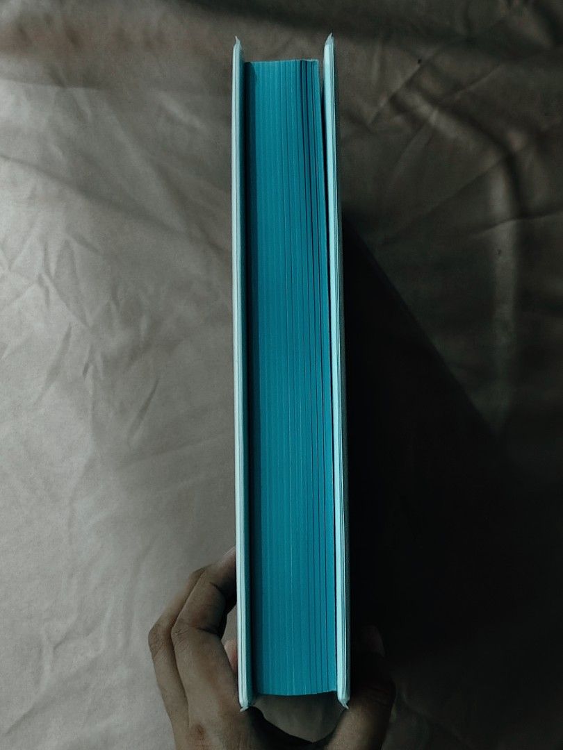 Pride and Prejudice - Artisan Edition (Category: Storybooks) located in Batangas. Submitted by eliza.reads.and.rehomes (Listing ID 1461473715, Image 3). Description: MOP: GCASH MOD: J&T EXPRESS Design: It features a light blue laser-cut slipcase or jacket with a silhouette of Elizabeth and Darcy. Special Features: The book includes colored page edges, a ribbon bookmark, and decorative pull quotes inside. Story: It is the classic romance and socia