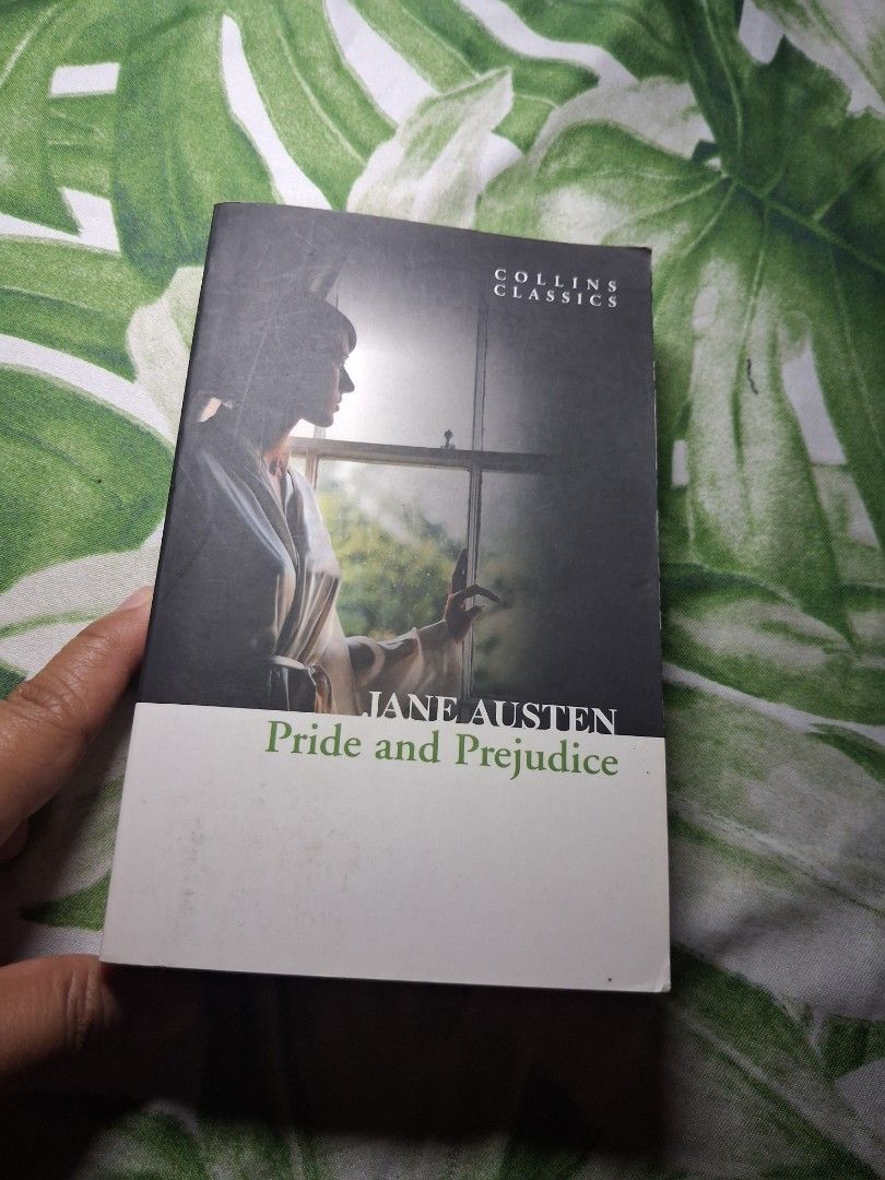 Pride and Prejudice by Jane Austen (Collins Classics) (Category: Storybooks) located in Ligao. Submitted by mavrnmlt (Listing ID 1461398683, Image 1). Description: - Classic novel: Pride and Prejudice by Jane Austen - Edition: Collins Classics - Features striking cover art - Ideal for fans of timeless literature and book collectors.
