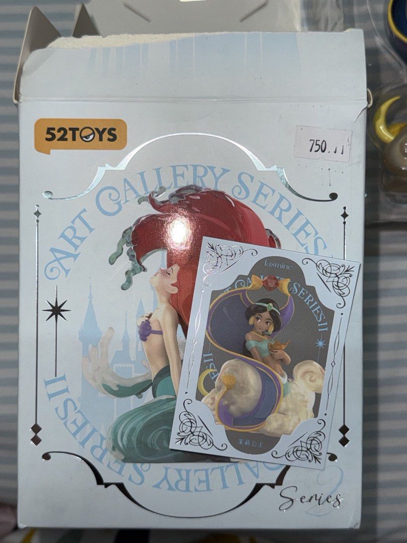 Princess Jasmine Blind Box (Category: Designer & Blind Box Toys) located in Quezon. Submitted by talking.a (Listing ID 1461442460, Image 3). Description: Princess Jasmine Blind Box - Art Gallery Series - Complete with Box & Card - Bought from Fully Booked RFS: Decluttering MOP: Gcash / Bank Transfer (BDO).