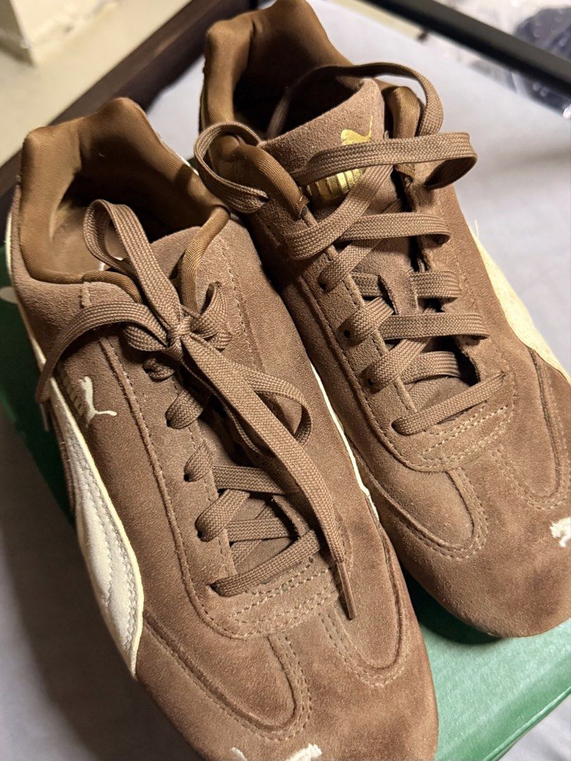 Puma Speedcat (Category: Casual Shoes) located in Manila. Submitted by isabel8712 (Listing ID 1461367425, Image 1). Description: Rfs: Too big Used twice - binigyan ng second chance pero anlaki talaga ng gap .