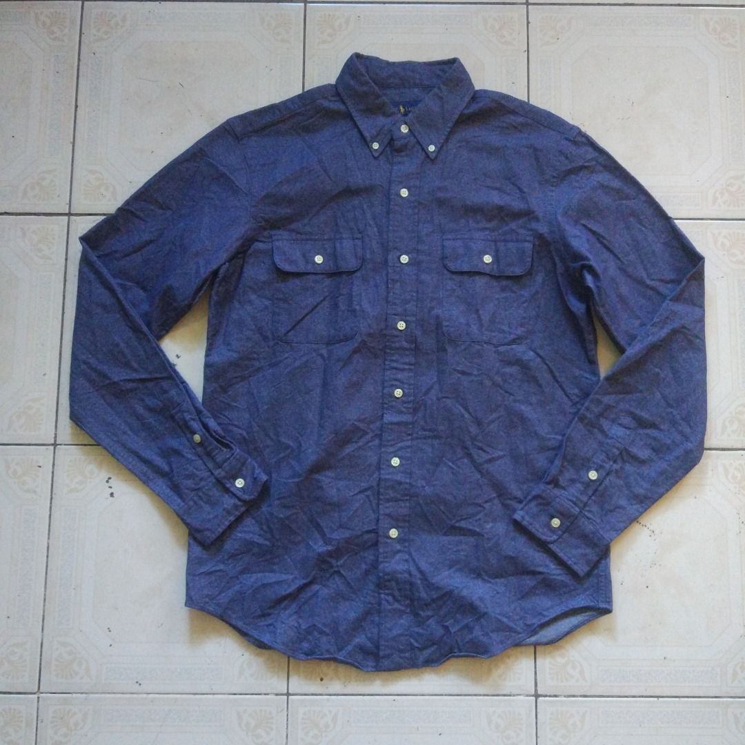 Ralph Lauren Longsleeve M (Category: Formal Shirts) located in Pasay City. Submitted by denimdude.ph (Listing ID 1461390092, Image 1). Description: no care and size tag, fits medium.